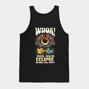 Whoa! Total Eclipse of the Sun 2024 Tank Top